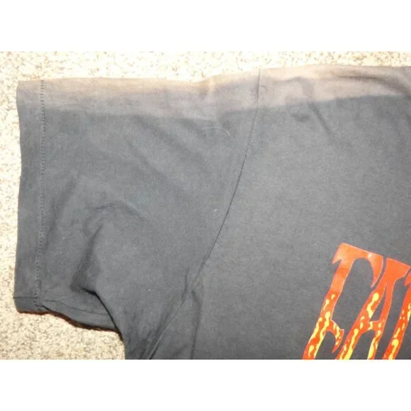 Vintage 1989 Faith Or Fear Punish The World US Spread Fear Tour T-Shirt Large Tees - Short Sleeve